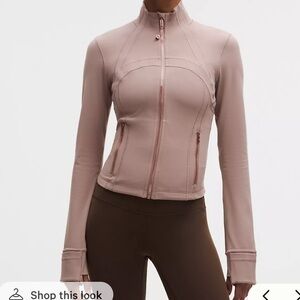 Women's Pink Zip-Up Jacket